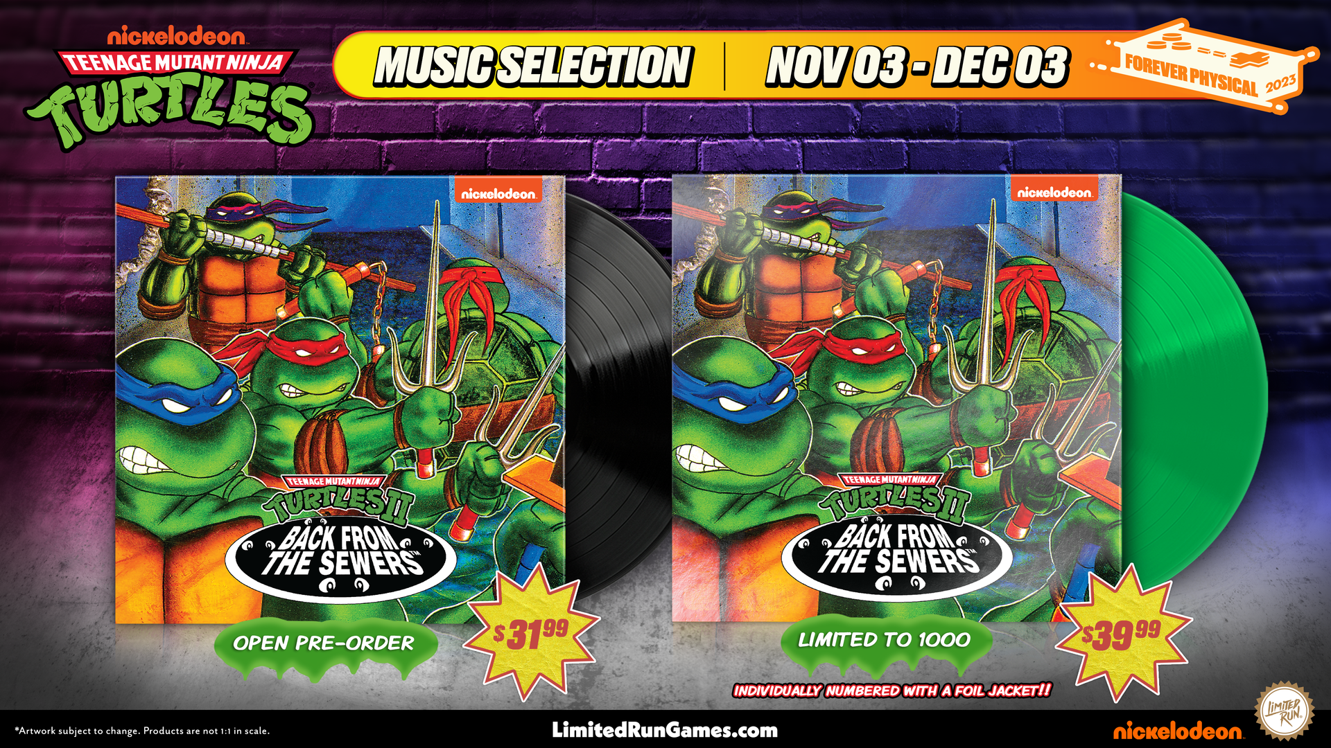 Teenage Mutant Ninja Turtles II: Back from the Sewers - Vinyl Teenage Mutant Ninja Turtles II: Back from the Sewers - Vinyl