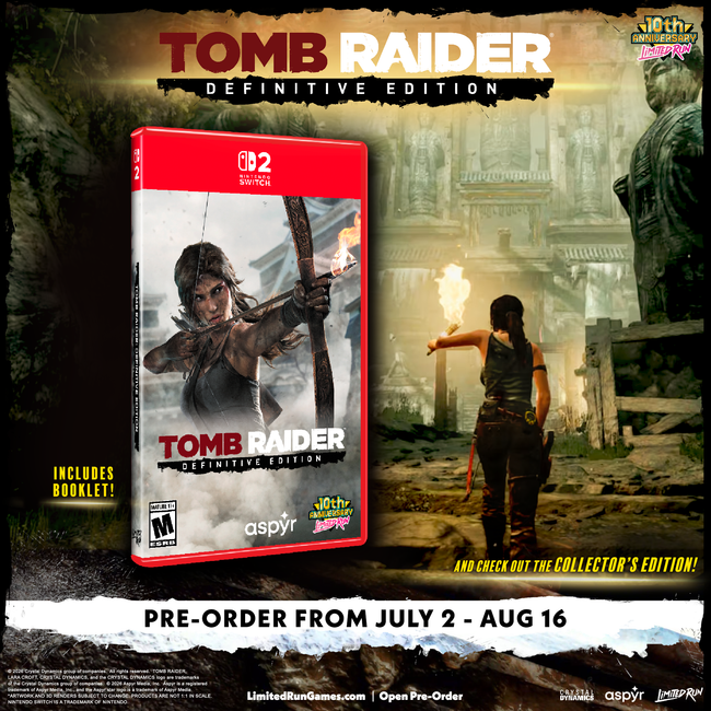 Switch 2 Limited Run #5: Tomb Raider: Definitive Edition