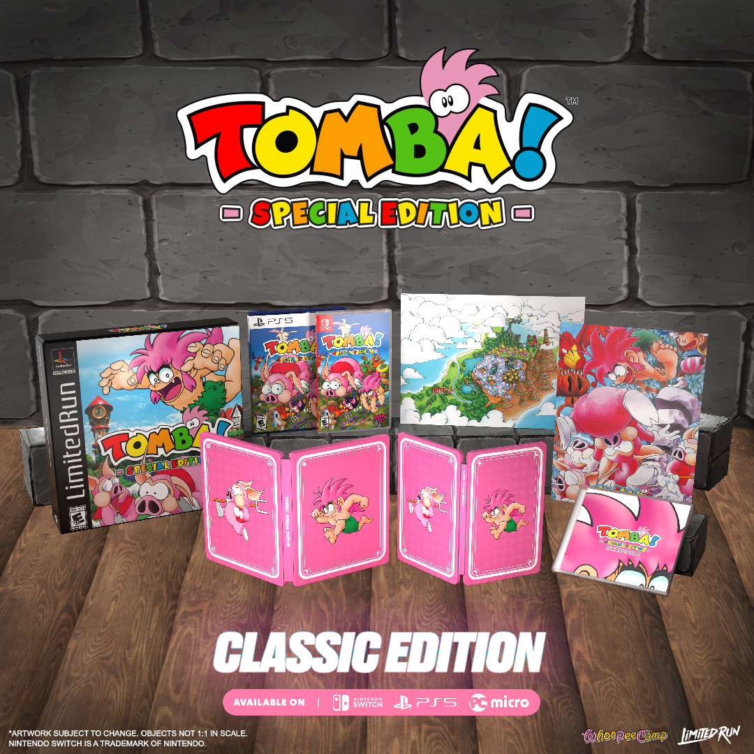 Limited Run Bottom Switch Limited Run #245: Tomba! Special Edition Classic Edition ...