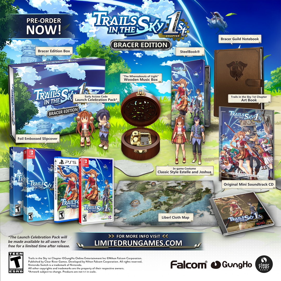 空の軌跡 the 1st BRACER BOX 限定版 Switch Trails in the Sky 1st Chapter Bracer Edition (Switch, PS5