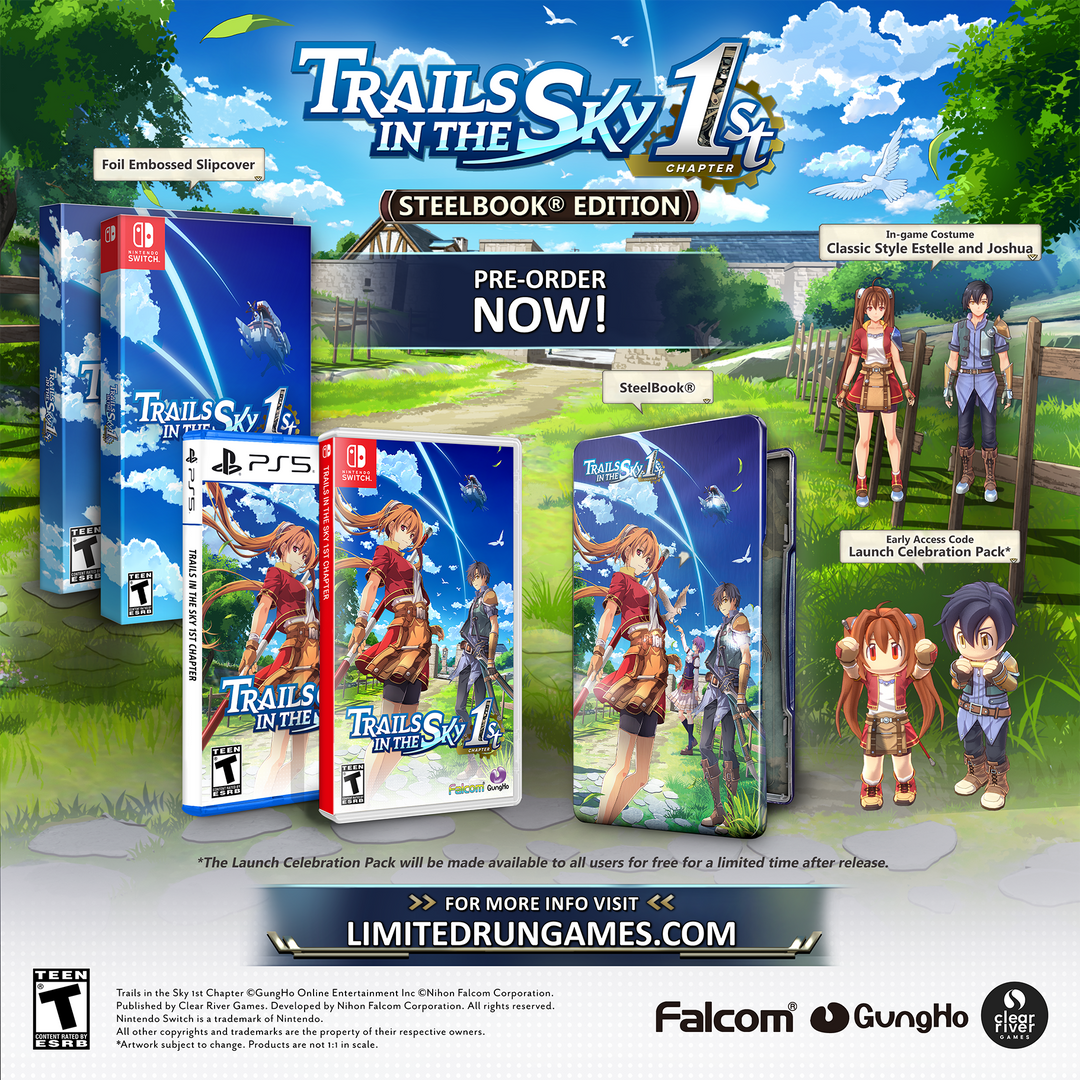Trails in the Sky 1st Chapter SteelBook Edition (Switch, PS5