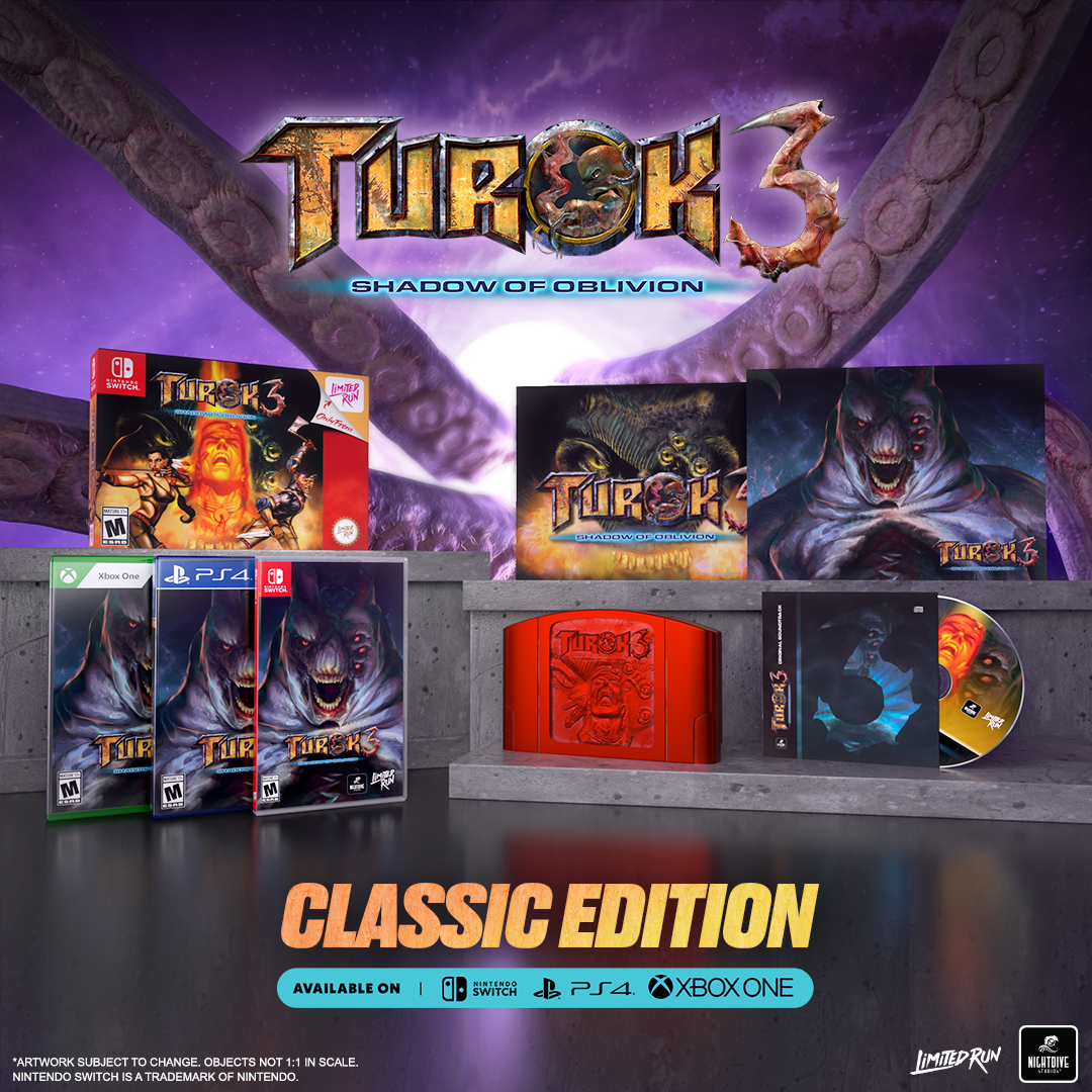 Turok 3 Physical now available via Limited Run Games (PS4, Xbox, Switch ...