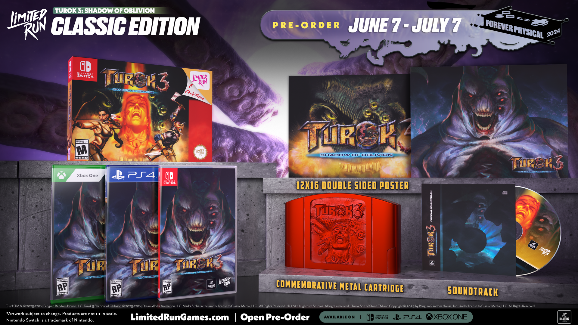 Trading Card Limited Run #008 Turok 2 Série 3 Trading Card Limited Run #008 Turok 2 Série 3