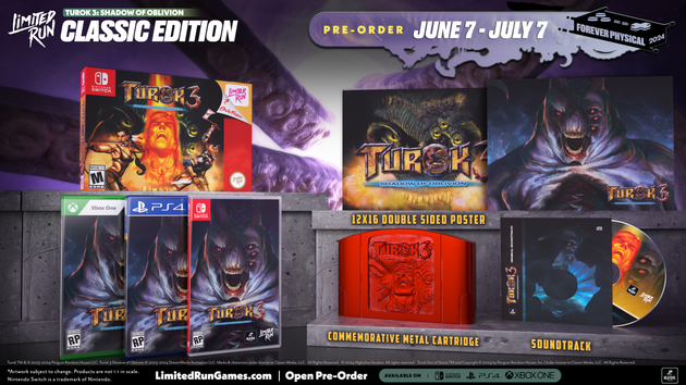 Limited Run #554: Turok 3: Shadow of Oblivion Remastered Classic Edition (PS4)