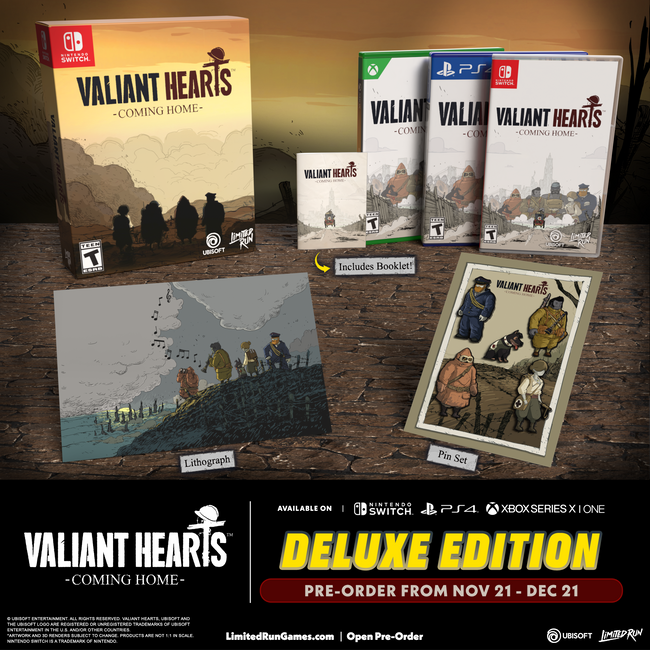 Valiant Hearts: Coming Home Deluxe Edition (Switch, PS4, Xbox)
