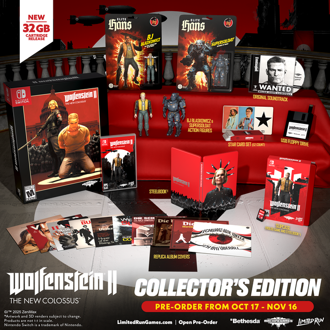 Switch Limited Run #305: Wolfenstein II®: The New Colossus™ Collector's Edition