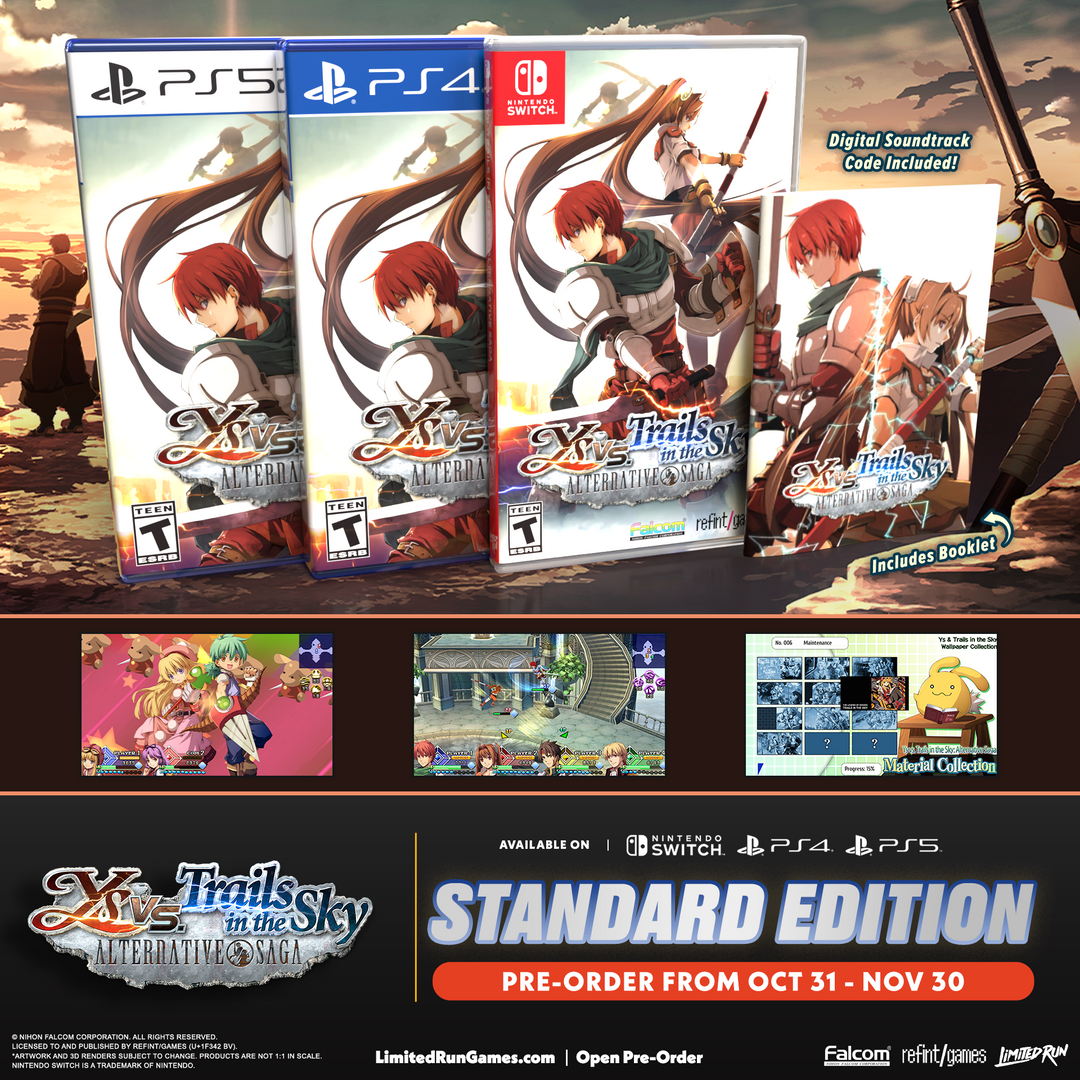 Ys vs. Trails in the Sky: Alternative Saga Standard Edition Ys vs. Trails in the Sky: Alternative Saga Standard Edition