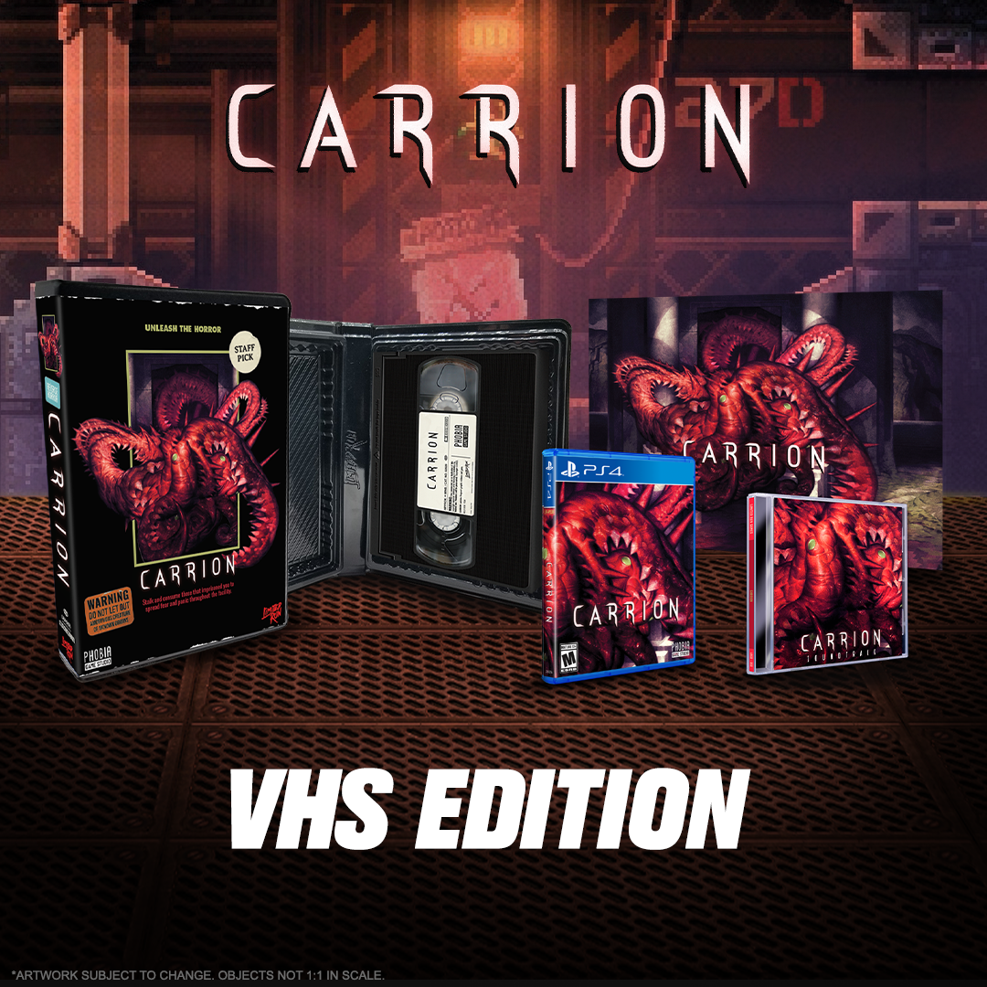 PS4 Carrion VHS Edition 特別北米版 新品未開封 Limited Run #458: CARRION VHS Edition (PS4) – Limited Run Games