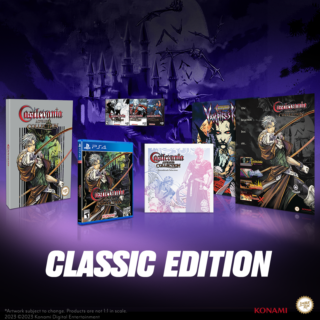 CASTLEVANIA ADVANCE COLLECTION CLASSIC EDITION - PS4 - Neuf - Limited CASTLEVANIA ADVANCE COLLECTION CLASSIC EDITION - PS4 - Neuf - Limited