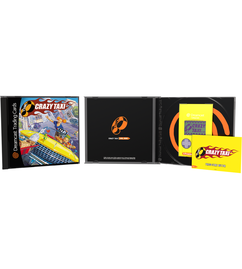 Crazy Taxi Commemorative Case Trading Card Bundle Limited Run Games crazy-taxi-commemorative-case-trading-card-bundle-limited-run-games