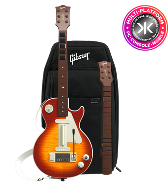 CRKD Gibson Les Paul Cherry Sunburst Pro Edition Guitar Controller Collectors Bundle (Multi-platform) 