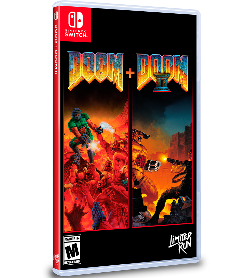 DOOM + DOOM II Standard Edition (Switch, PS5, Xbox) – Limited Run DOOM + DOOM II Standard Edition (Switch, PS5, Xbox) – Limited Run
