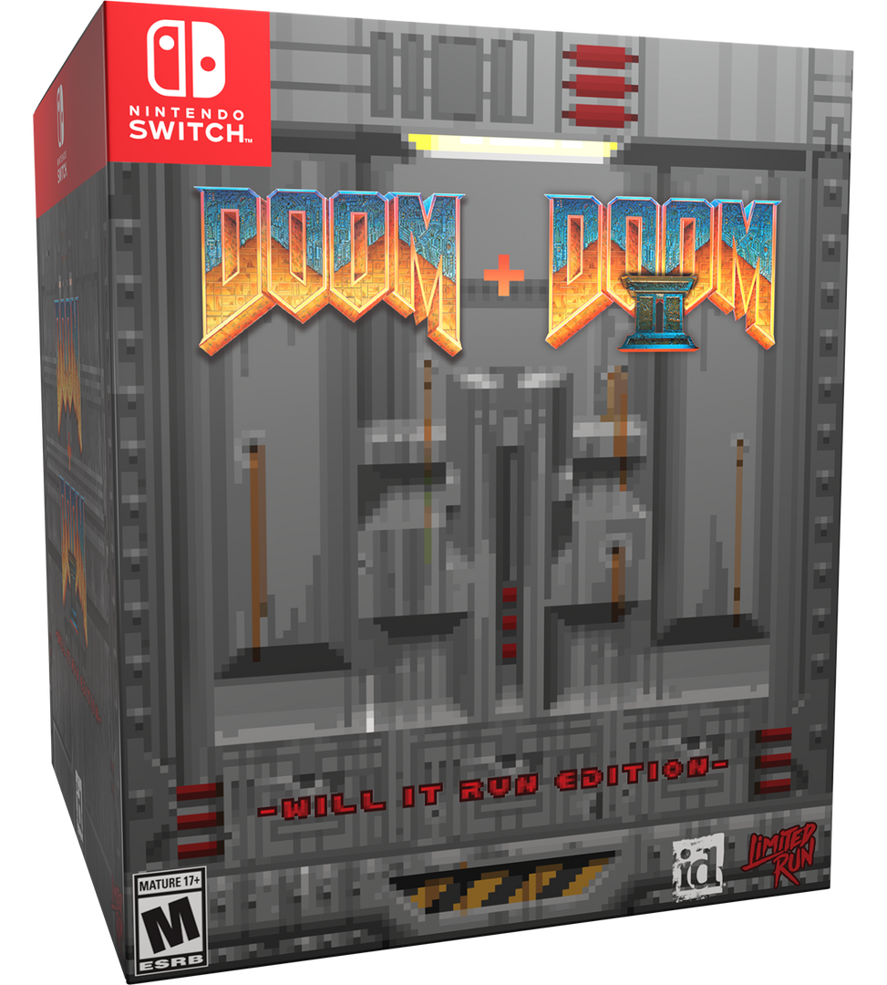 DOOM + DOOM II Will it Run Edition (Switch, PS5, Xbox, PC DOOM + DOOM II Will it Run Edition (Switch, PS5, Xbox, PC