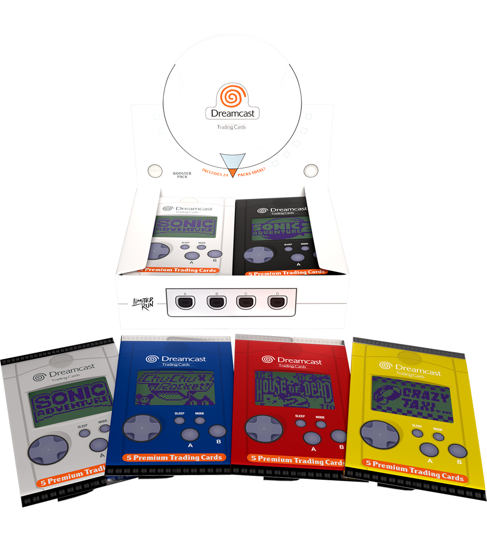 Sega Dreamcast Trading Cards - Booster Box Limited Run Games Sega Dreamcast Trading Cards - Booster Box Limited Run Games