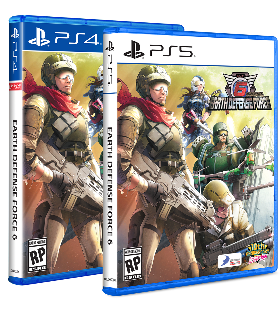 EARTH DEFENSE FORCE 6 Standard Edition (PS5, PS4) – Limited Run Games