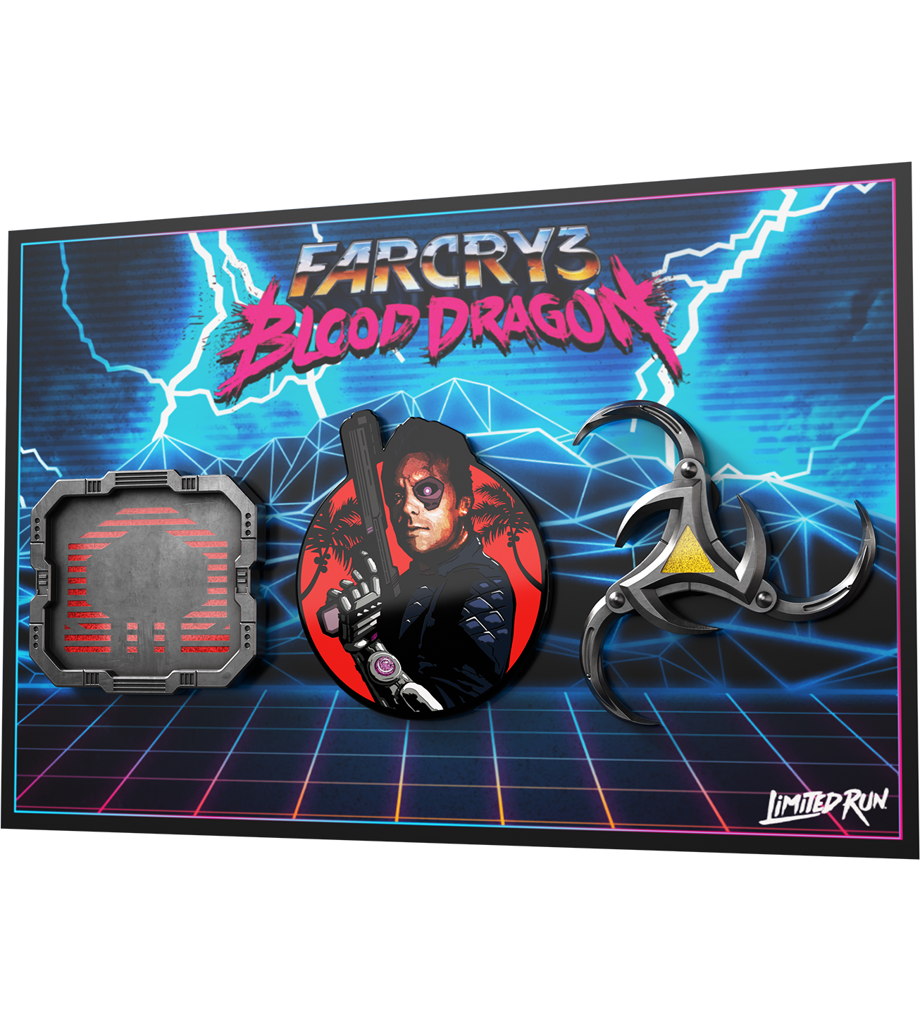 Far Cry 3 - Blood Dragon Original Enamel Pin Set – Limited Run Games