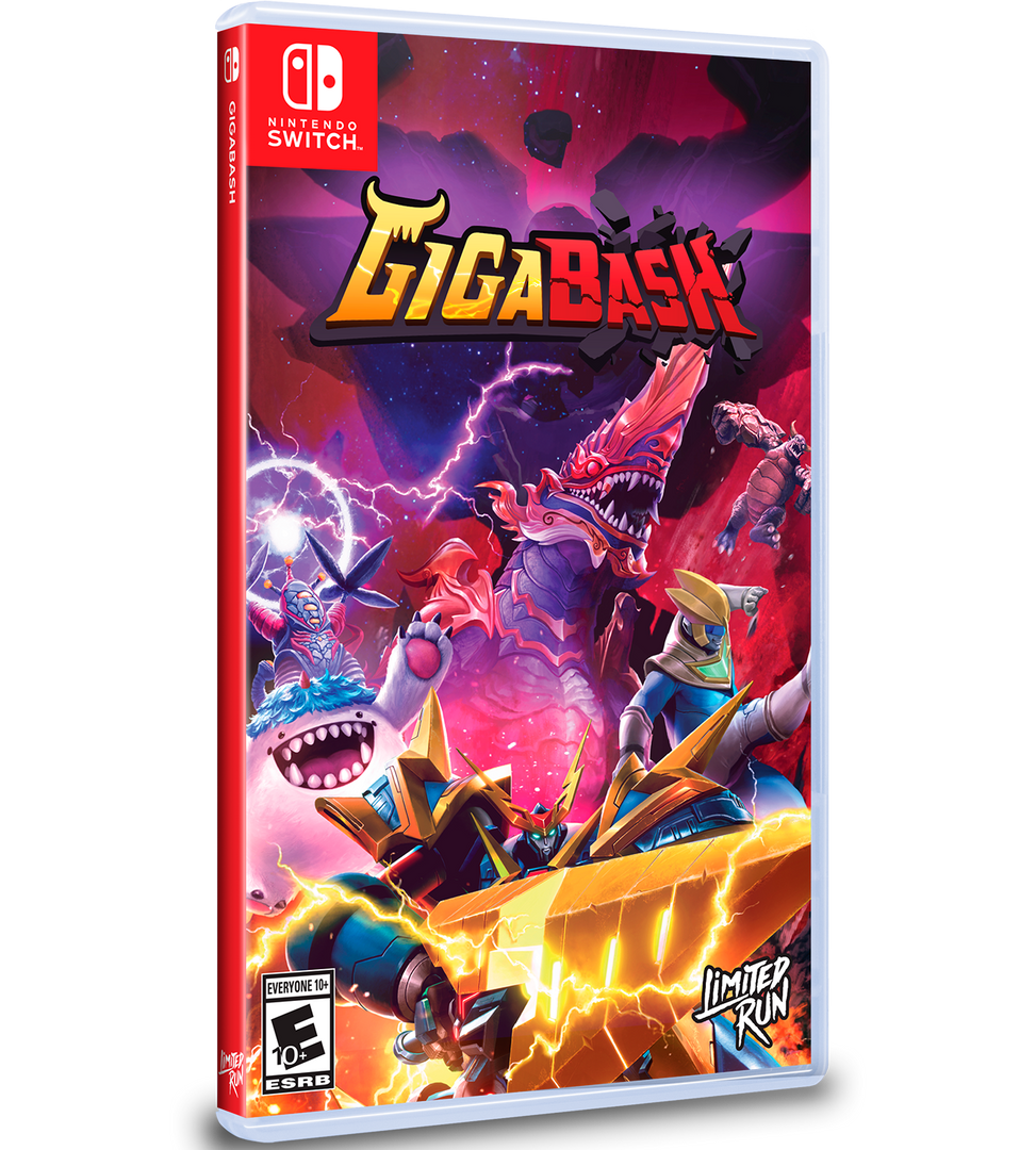 Switch Limited Run #218: GigaBash – Limited Run Games Switch Limited Run #218: GigaBash – Limited Run Games