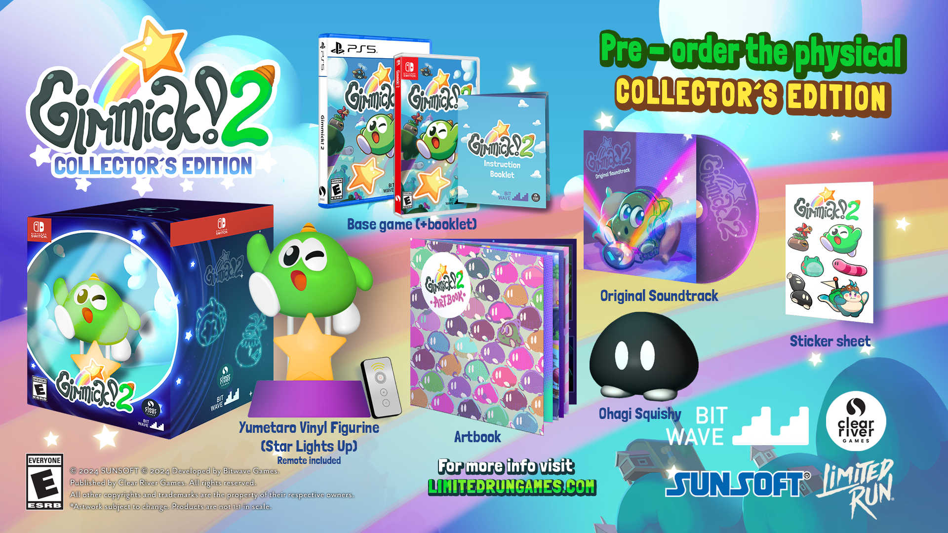 Gimmick! 2 Collector's Edition (Switch, PS5) – Limited Run Games Gimmick! 2 Collector's Edition (Switch, PS5) – Limited Run Games