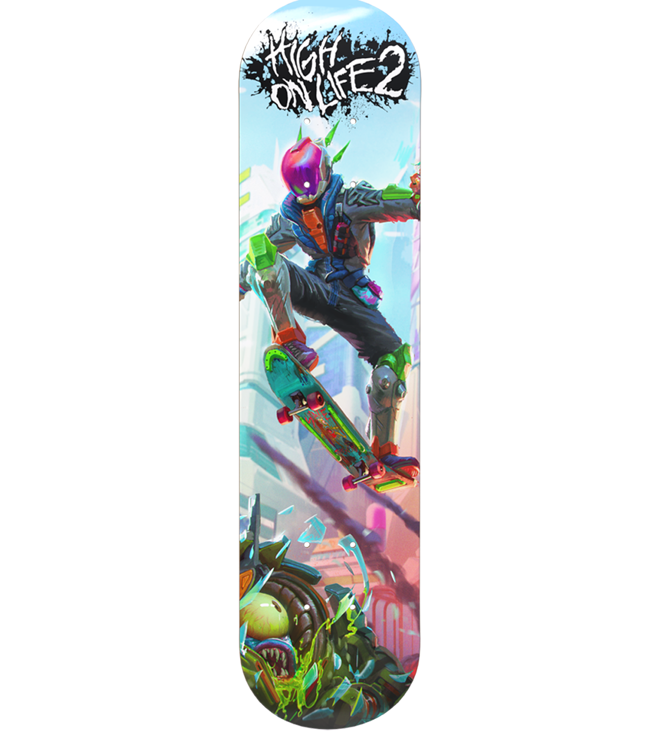 Limited Run Games High On Life 2 Skate Deck