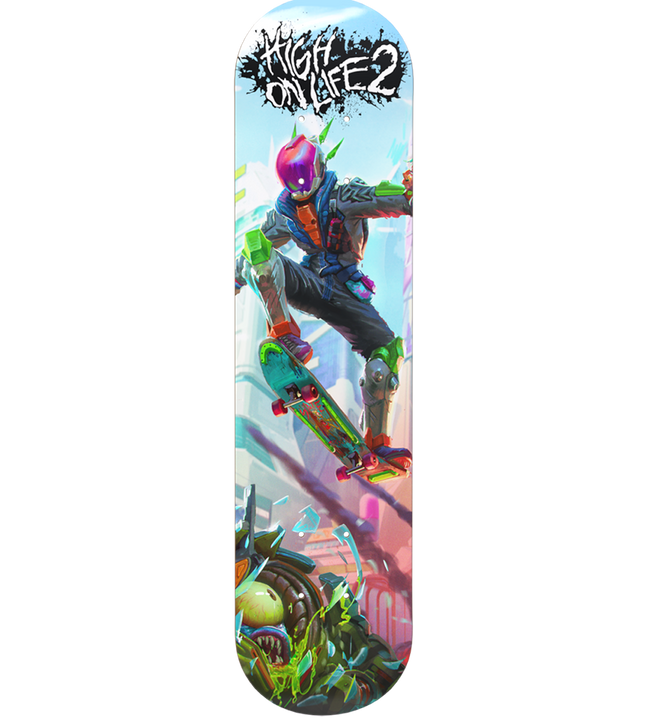 High On Life 2 Skate Deck