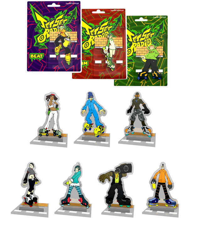 Jet Set Radio Acrylic Standees