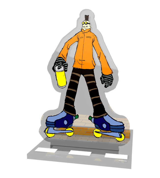 Jet Set Radio Acrylic Standees