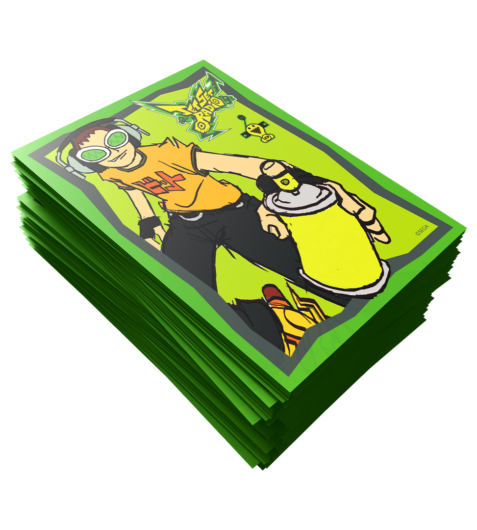 Jet Set Radio Card Sleeves Limited Run Games Jet Set Radio Card Sleeves Limited Run Games