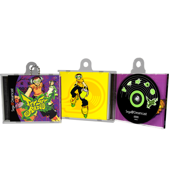 Jet Set Radio Game Case Keychain