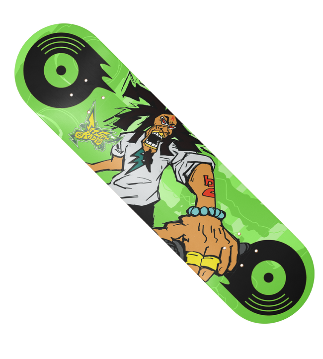 Jet Set Radio Skate Deck