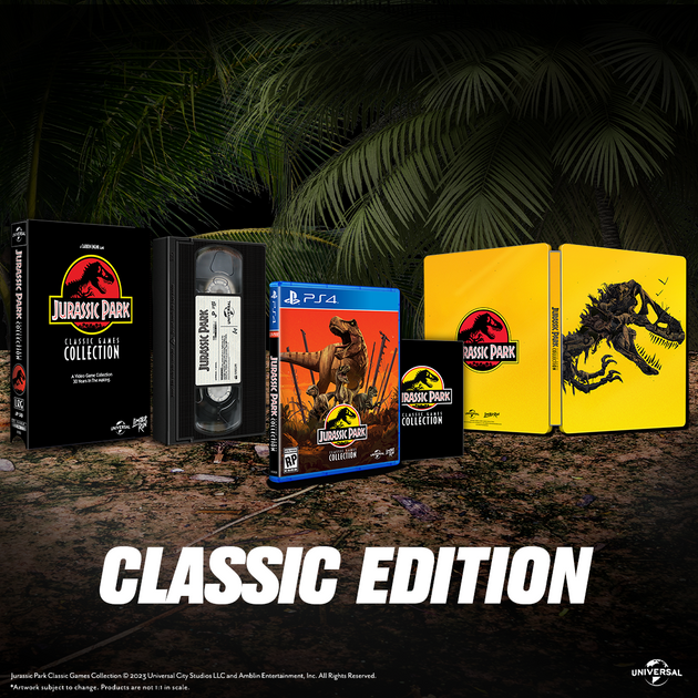 Jurassic Park Classic Games Collection Classic Edition PS4