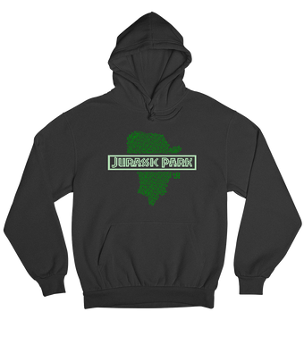 Jurassic Park Isla Nubar Pixel Hoodie