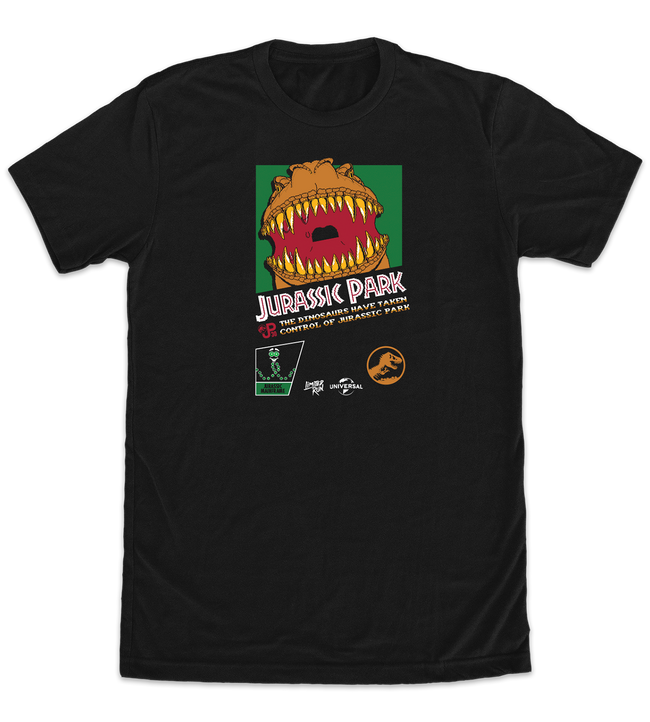 Jurassic Park 8-Bit T-Rex T-Shirt