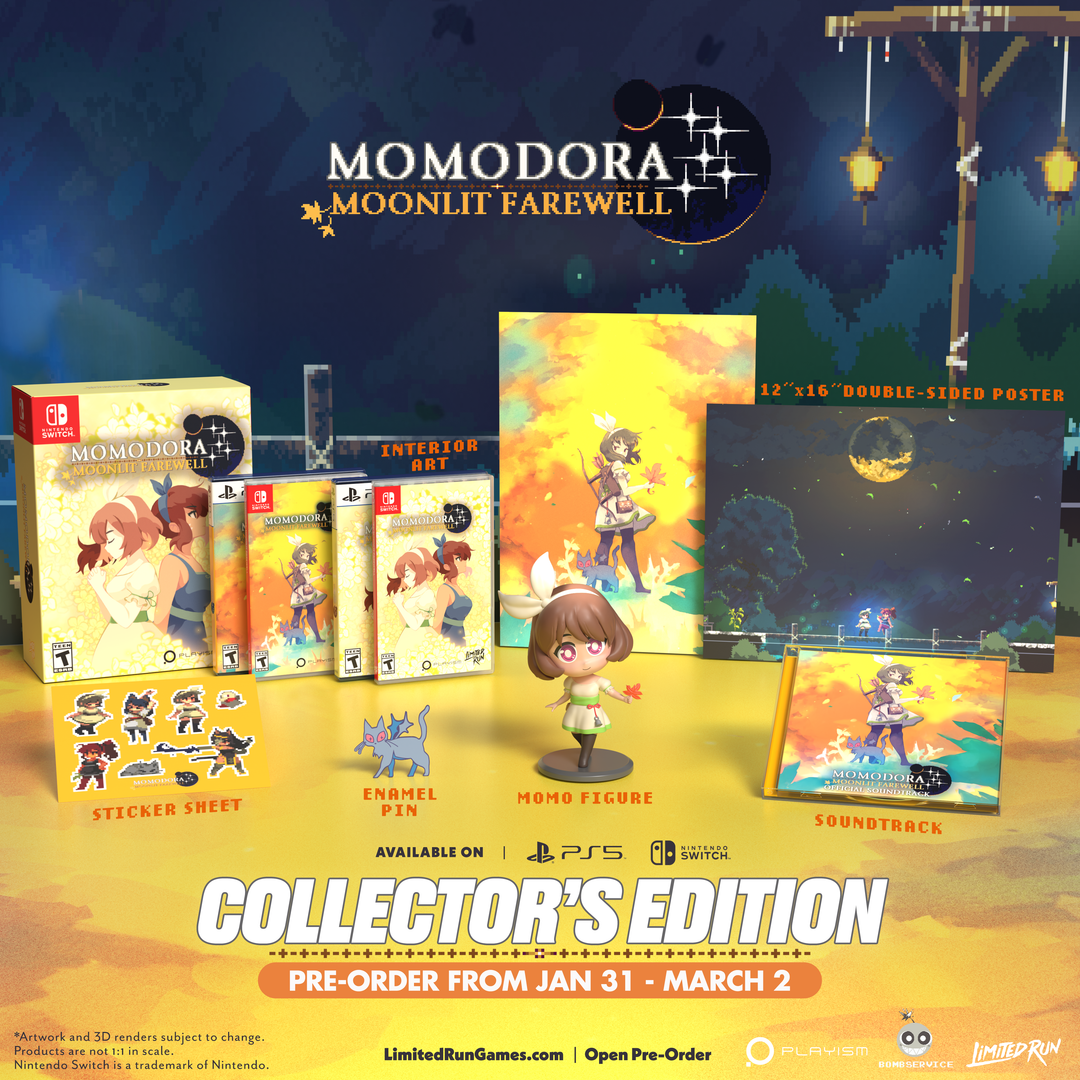 Momodora: Moonlit Farewell Collector's Edition (Switch, PS5 Momodora: Moonlit Farewell Collector's Edition (Switch, PS5