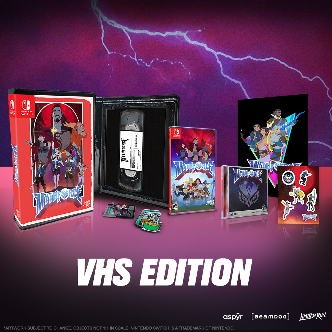 Switch Limited Run #211: MythForce VHS Edition – Limited Run Games Switch Limited Run #211: MythForce VHS Edition – Limited Run Games