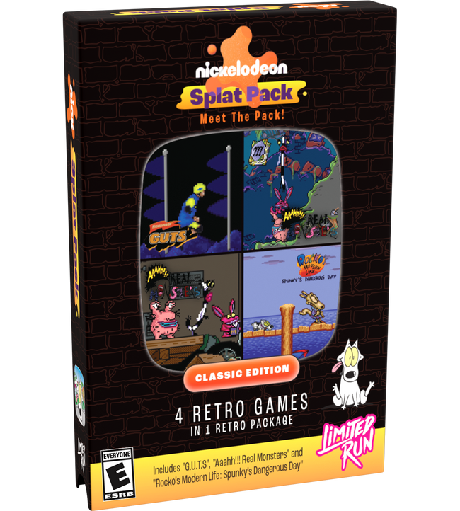 Cartoon Splat Box Nickelodeon Splat Pack Classic Edition (Switch, PS5, PC) – Limited Run ...