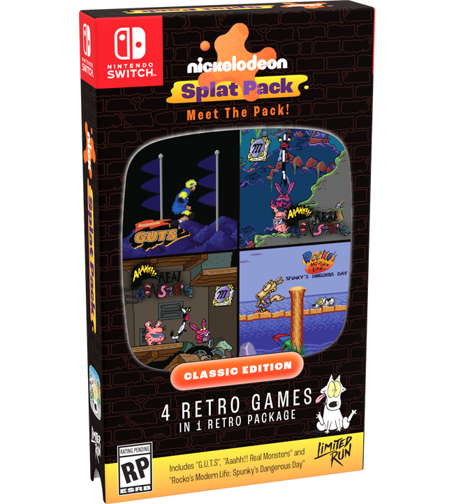 Nickelodeon Splat Pack Classic Edition (Switch, PS5, PC) – Limited Run ...