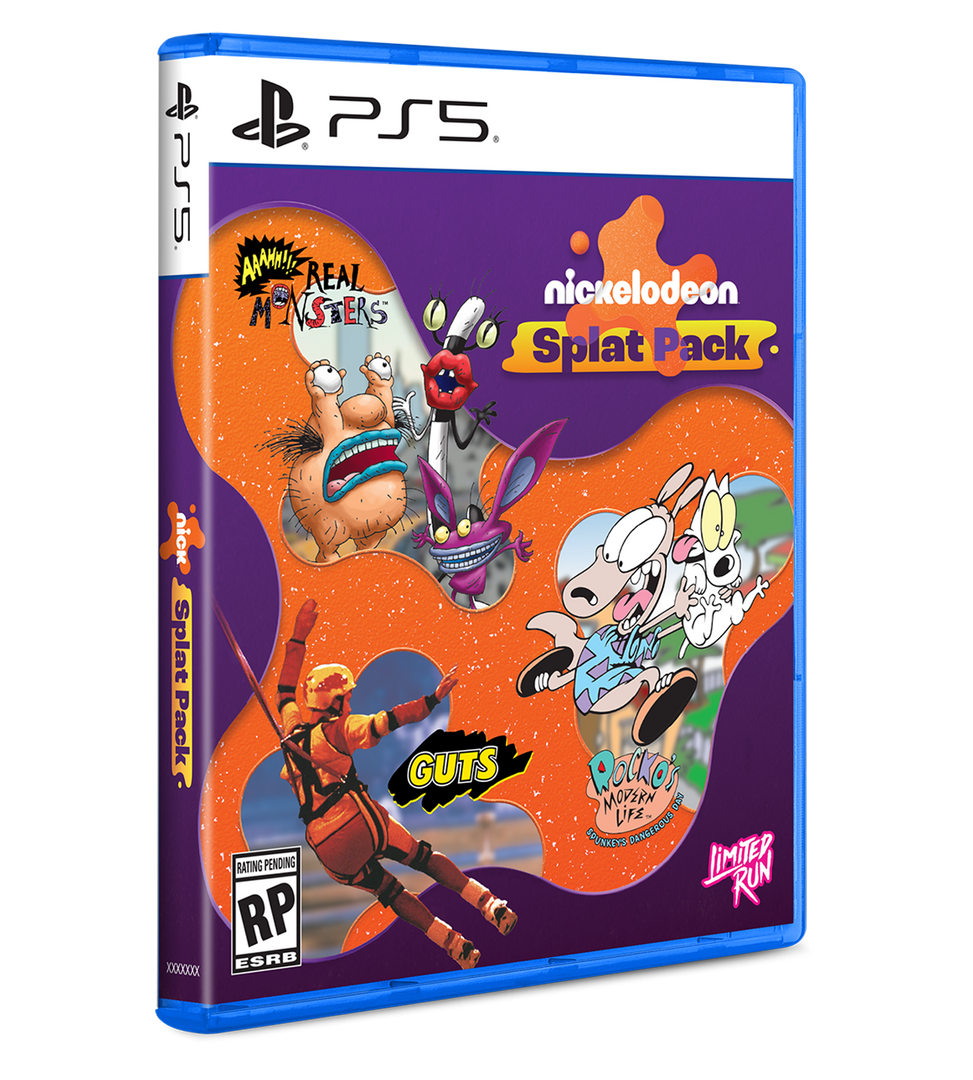 Splat Computer Game Nickelodeon Splat Pack Standard Edition (Switch, PS5, PC) – Limited Run ...