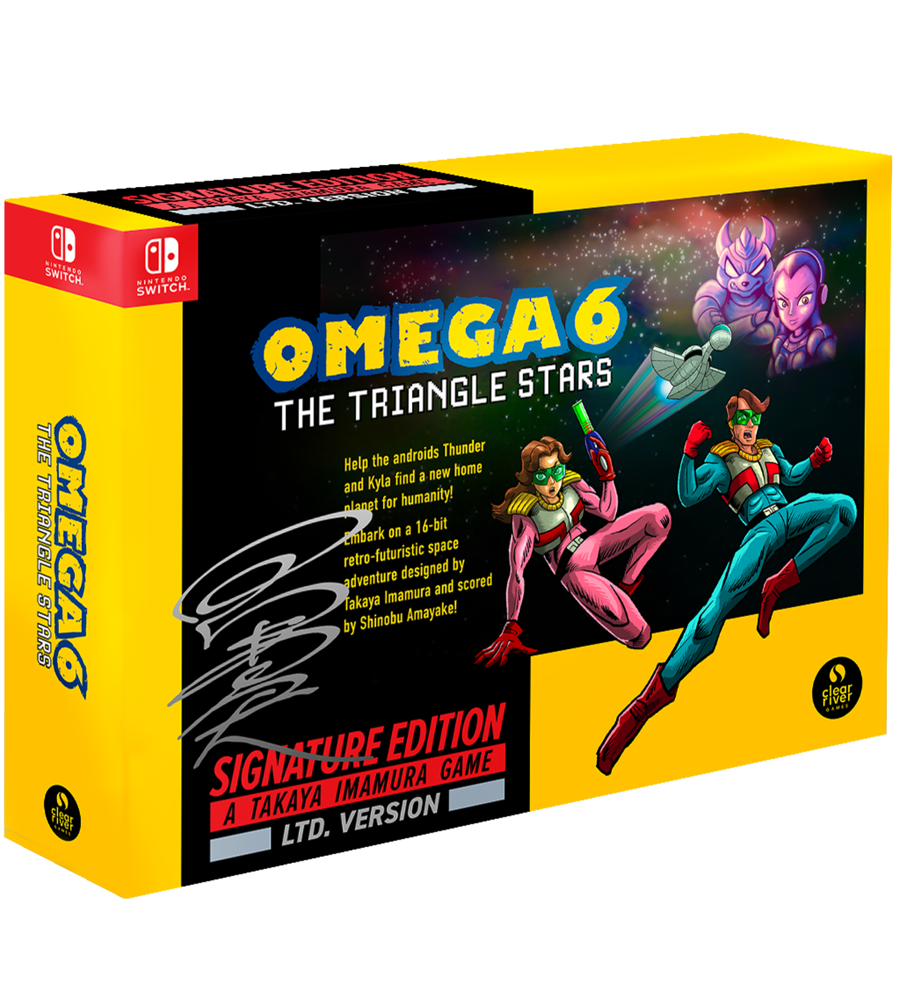 OMEGA 6 THE TRIANGLE STARS (Switchソフト) OMEGA 6: The Triangle Stars Signature Edition (Switch
