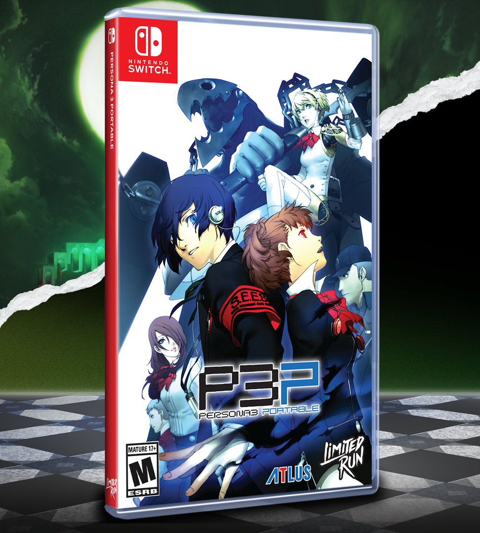 Persona 3 Portable ペルソナ3 ポータブル switch Switch Limited Run #213: Persona 3 Portable – Limited Run Games