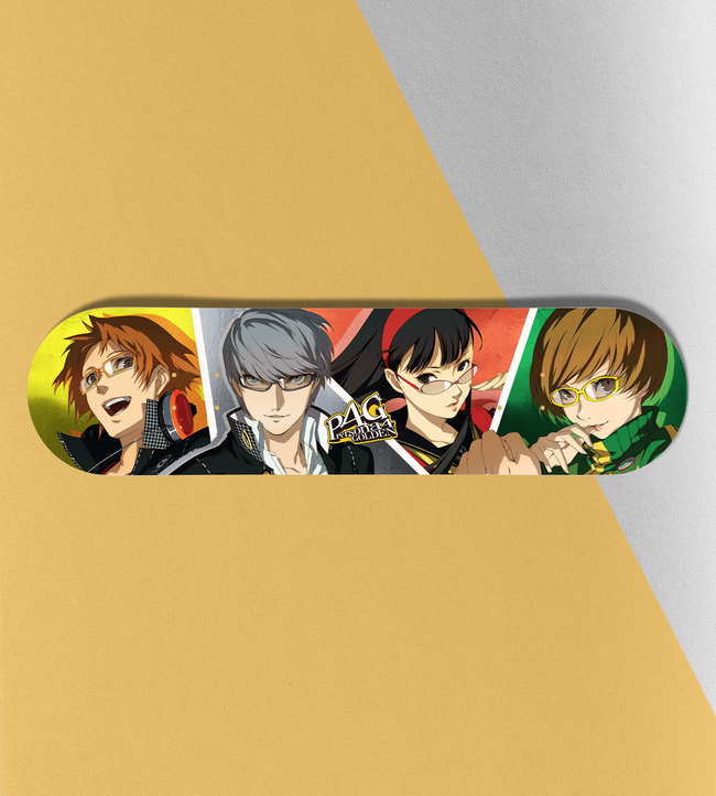 Persona 4 Golden Foil Skate Deck