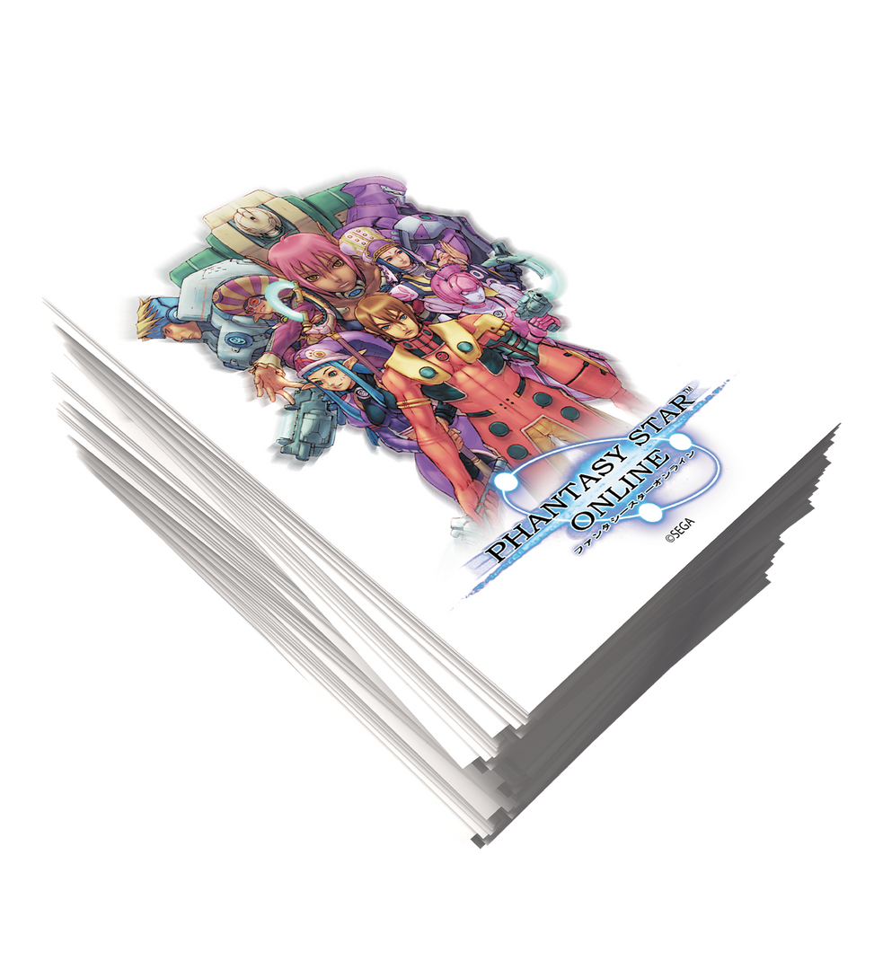 Phantasy Star Online Trading Card Sleeves Limited Run Games Phantasy Star Online Trading Card Sleeves Limited Run Games