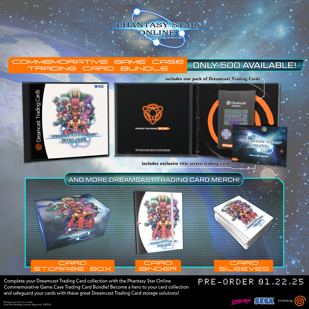 Phantasy Star Online Trading Card Sleeves Limited Run Games Phantasy Star Online Trading Card Sleeves Limited Run Games