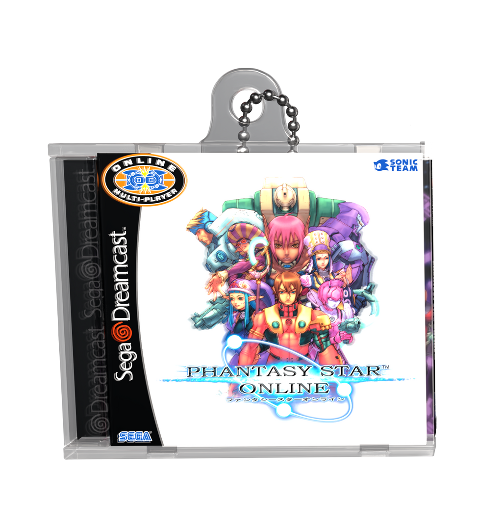 Game Case Keychain Phantasy Star Online Game Case Keychain – Limited Run Games