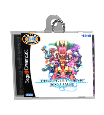 Phantasy Star Online Game Case Keychain