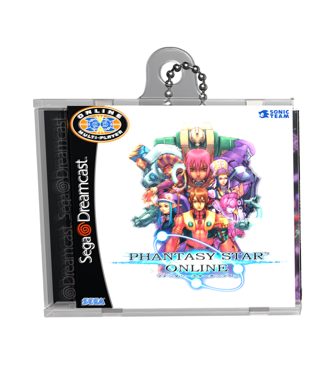 Phantasy Star Online Game Case Keychain