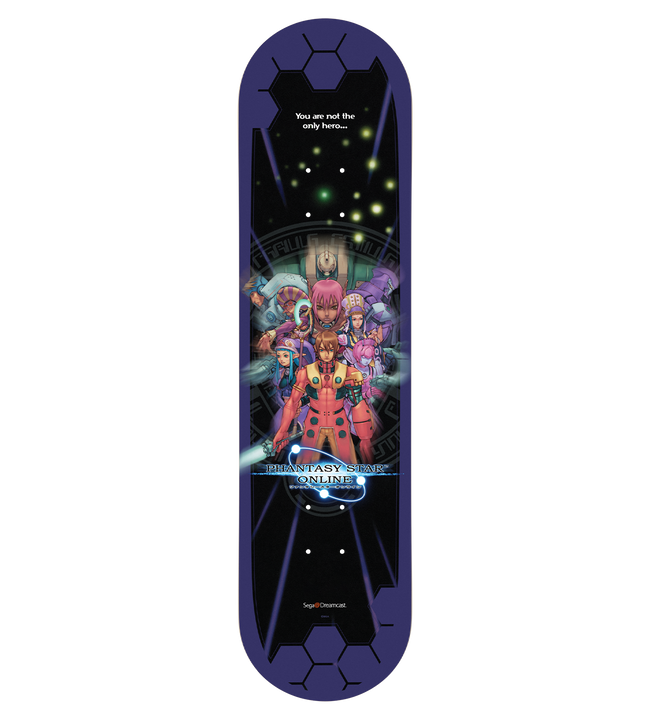 Phantasy Star Online Skate Deck