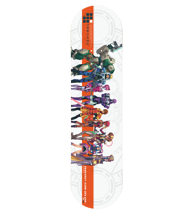 Phantasy Star Online Skate Deck