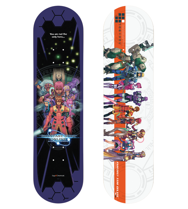 Phantasy Star Online Skate Deck