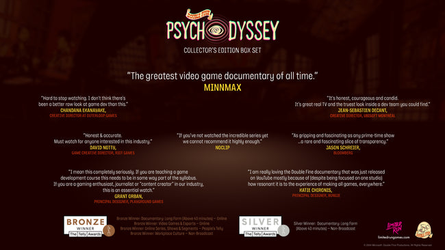 Double Fine PsychOdyssey Blu-ray Set