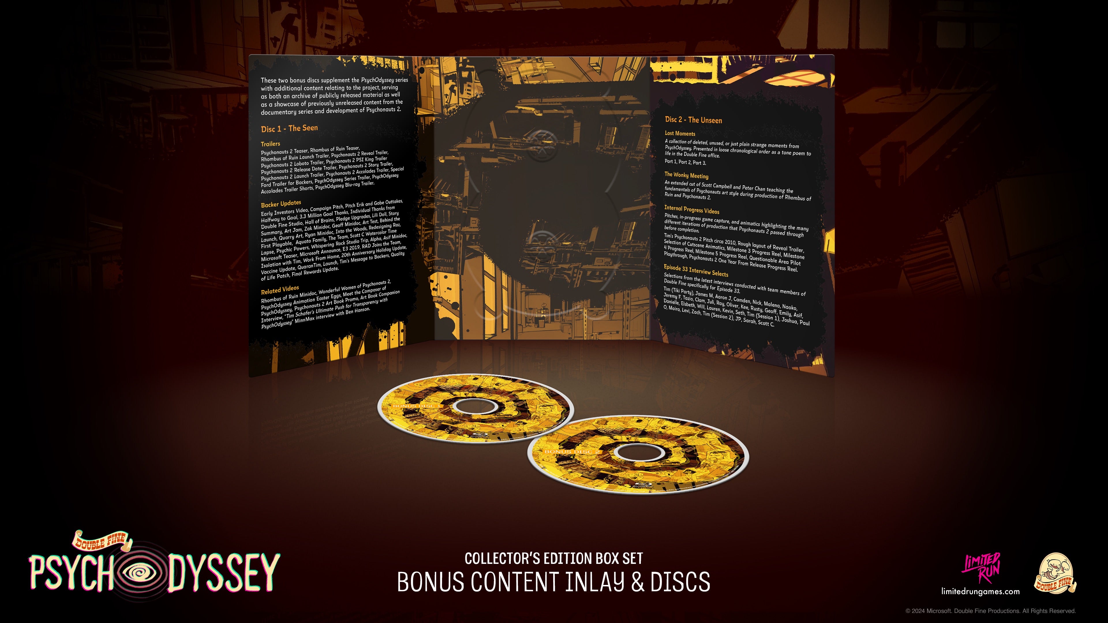 Double Fine PsychOdyssey Blu-ray Set – Limited Run Games